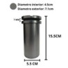 Crisol de Grafito de 2 Kg para Fundir Metales