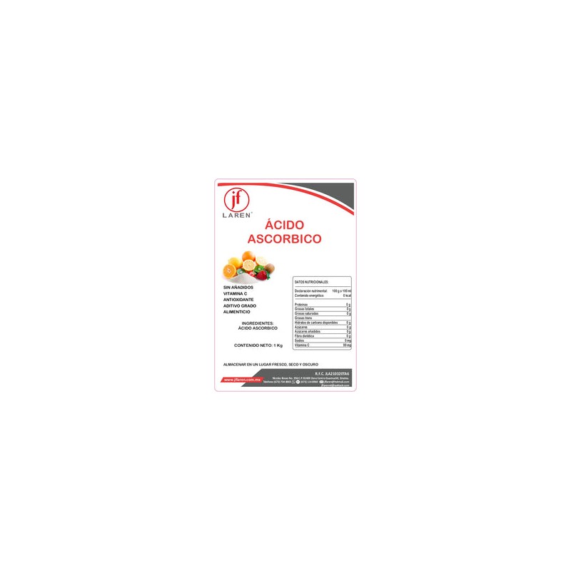 Acido Ascorbico Granel 1kg Jf Laren