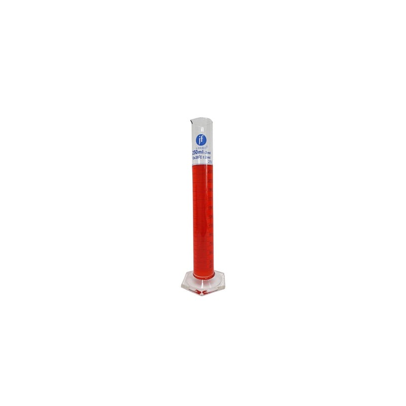 Probeta Graduada de Vidrio 250ml Clase A Jf Lhabo