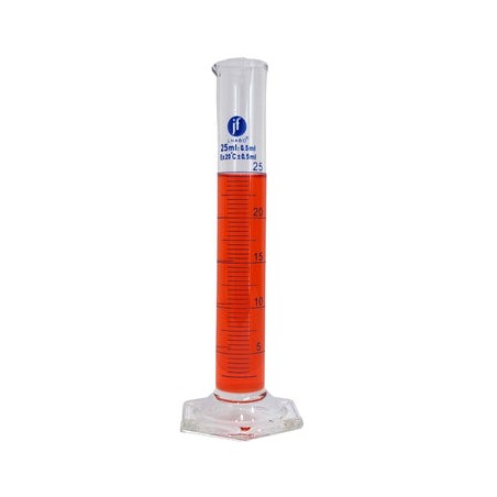Probeta Graduada de Vidrio 25ml Clase A Jf Lhabo