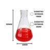 Matraz Erlenmeyer 100 Ml Vidrio Jf Lhabo
