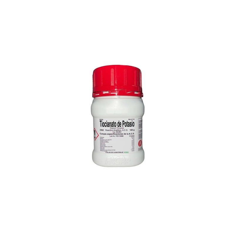 Tiocianato de Potasio R. A. de 100 G Fagalab