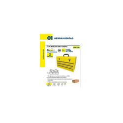 Caja Portaherramientas Metálica 3 Gavetas 125111 Surtek
