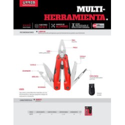 Multiherramientas 12 En 1 Retractil C/funda 18575 Urrea