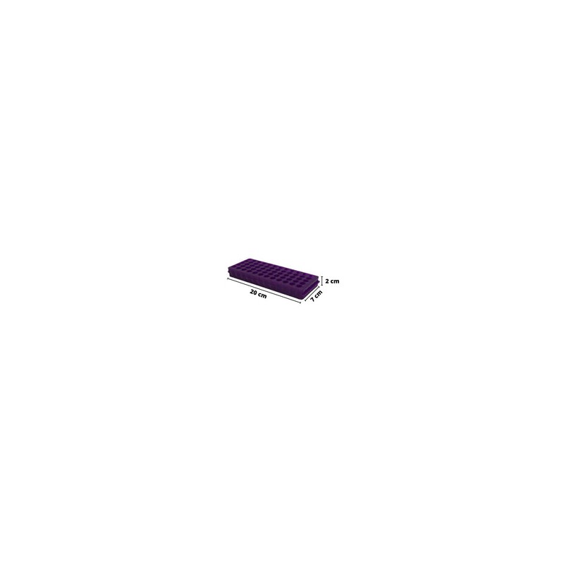 Gradilla para Microtubos de 0.5ml, 1.5ml Y 2ml Jf Lhabo