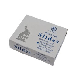 Portaobjeto 2 Cavidad para Microscopio Paq C/50 Piezas Jf Lhabo
