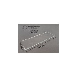 Portaobjeto 2 Cavidad para Microscopio Paq C/50 Piezas Jf Lhabo