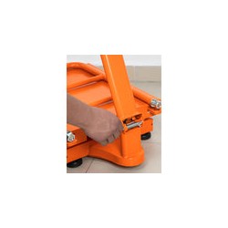 Báscula Digital Bas-pla 200kg con Mástil 127v Naranja Truper