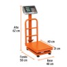 Báscula Digital Bas-pla 100kg con Mástil 127v Naranja Truper