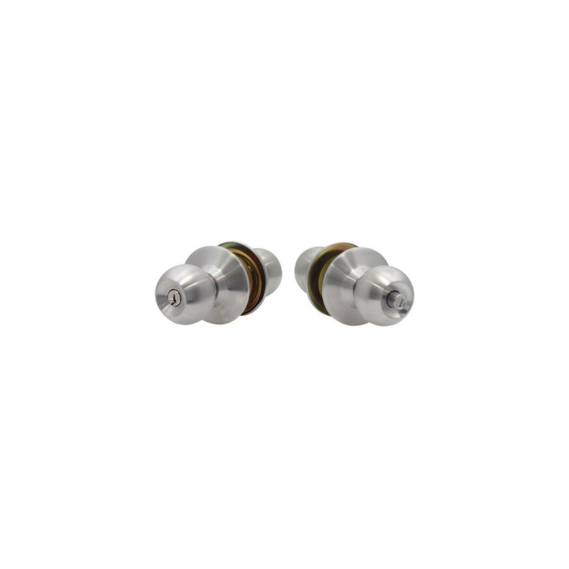 Pomo Cilíndrico Bola Recámara Inoxidable Basic 19pop Lock