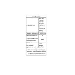 Atornillador Manual con Puntas 10 Piezas 2607017413 Bosch