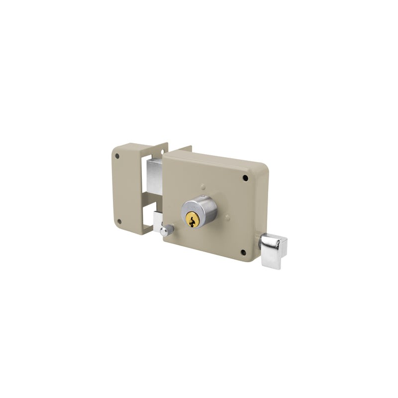 Cerradura Sobreponer Instalafacil Trad. Izq Caj 43575 Hermex
