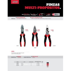 Pinza para Electricista Univ 8 Multi Propósitos 258mp Urrea
