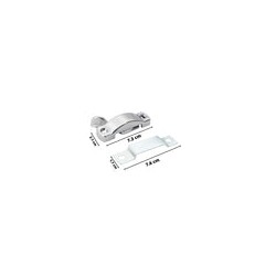 Pasador para Ventana con Contra Cromado Pavec2 Lock