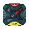 Set Brocas Ideal En Metal X-line 34 Pzs 2607010608 Bosch