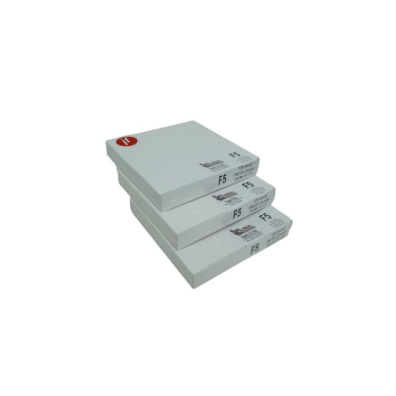 Paquete de 3 Papel Filtro Cualitativo F5-125 Fagalab