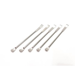 Paquete con 5 Espatula- Cuchara de Acero Inoxidable 10cm Jf Lhabo