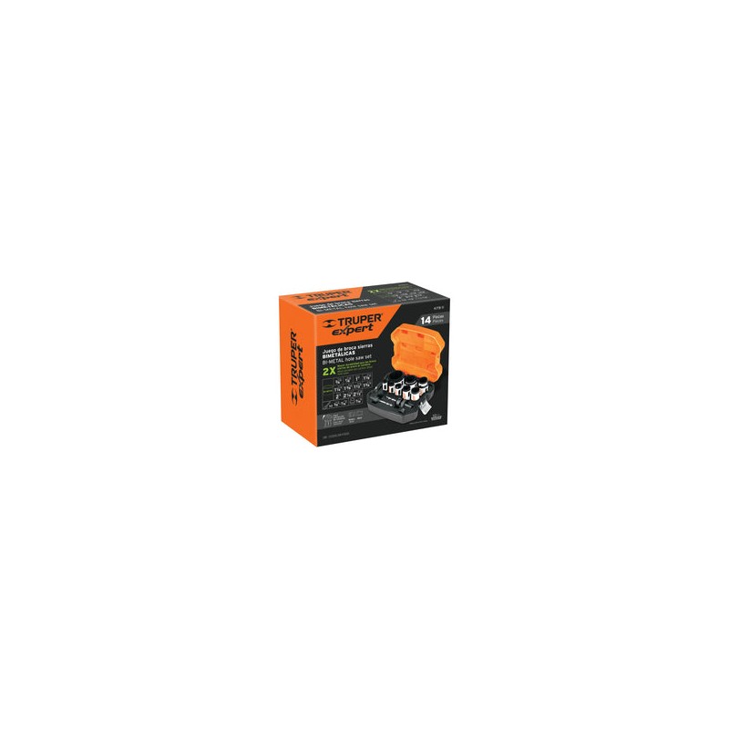 Juego Brocasierras Bimtalicas 13pz Truper 15411