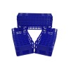 Paquete con 3 Gradillas Color Azul para Tubo de Ensayo 60x16mm Jf Lhabo