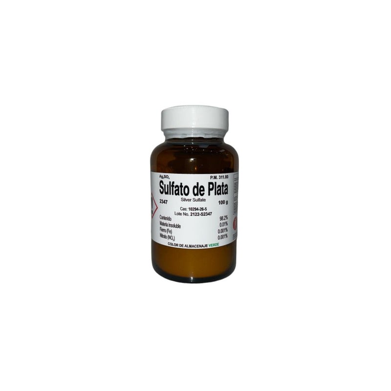 Sulfato de Plata R. A. de 100 G Fagalab