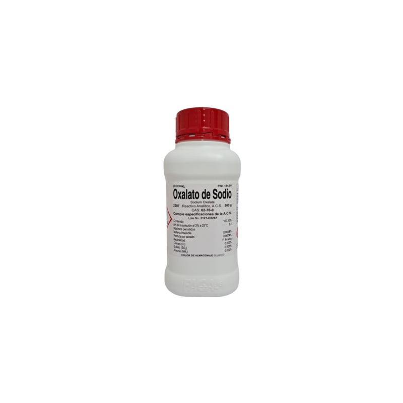 Oxalato de Sodio R. A. de 500 G Fagalab