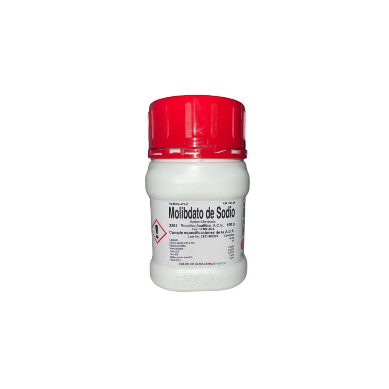 Molibdato de Sodio R. A. de 100 G Fagalab