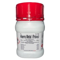 Hierro Metal Polvo R. A. de 500 G Fagalab