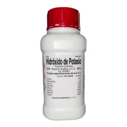 Hidróxido de Potasio (lentejas) R. A. de 500 G Fagalab